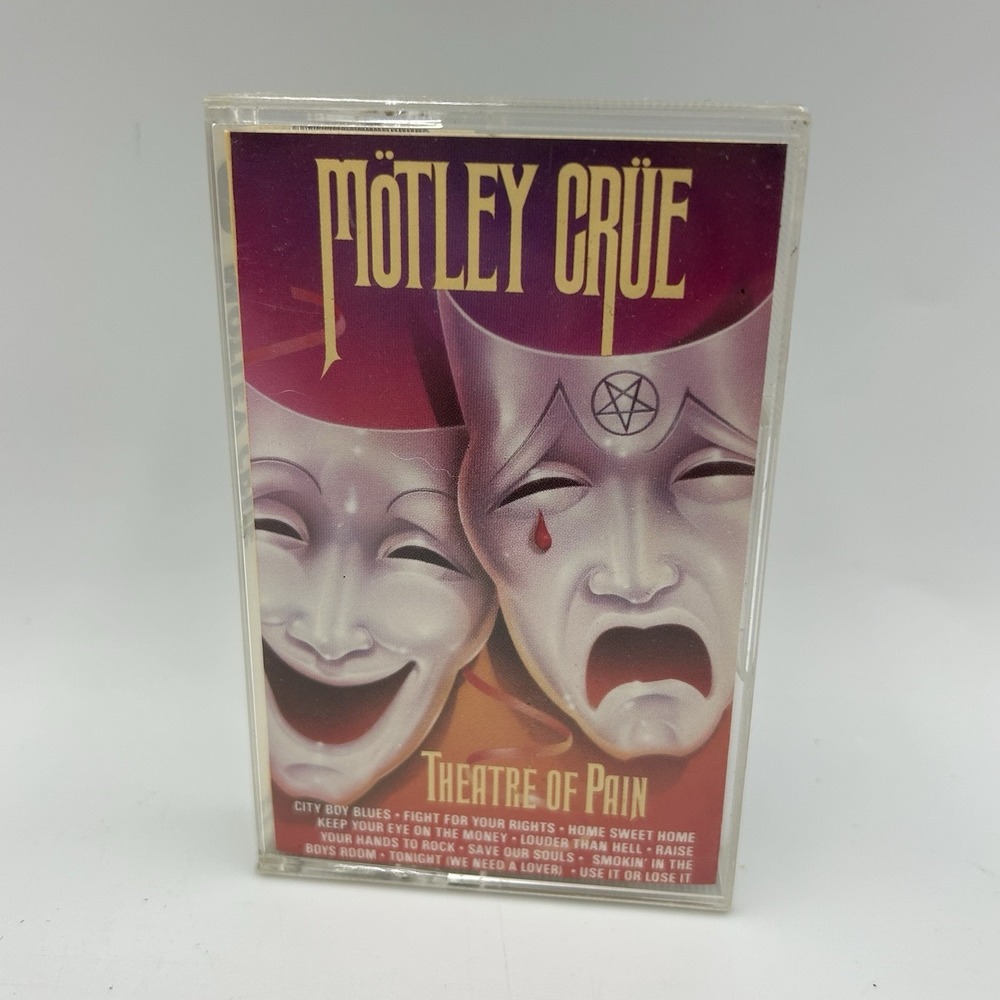 Mötley Crüe Shout at the Devil Cassette Tape 80s Heavy Metal Music Collectible